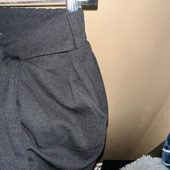 Large Black Wide Leg Dress Pants - Picture 7 of 7